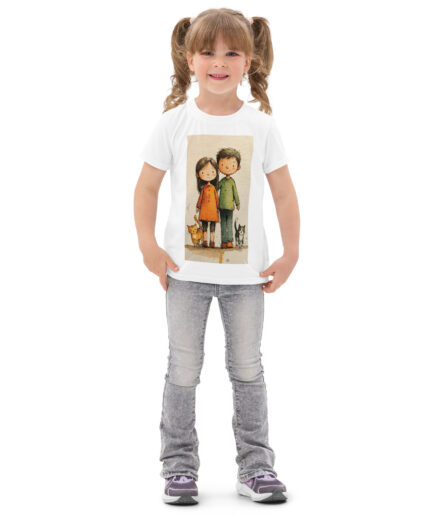 Northdica Kids cotton crew neck t-shirt